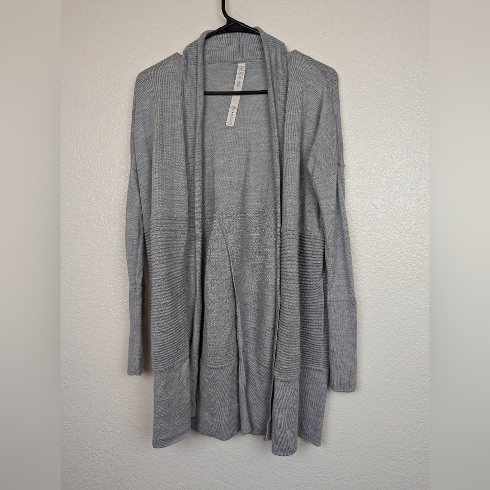 Lululemon Sit In Lotus Wrap II Cardigan Merino Wool